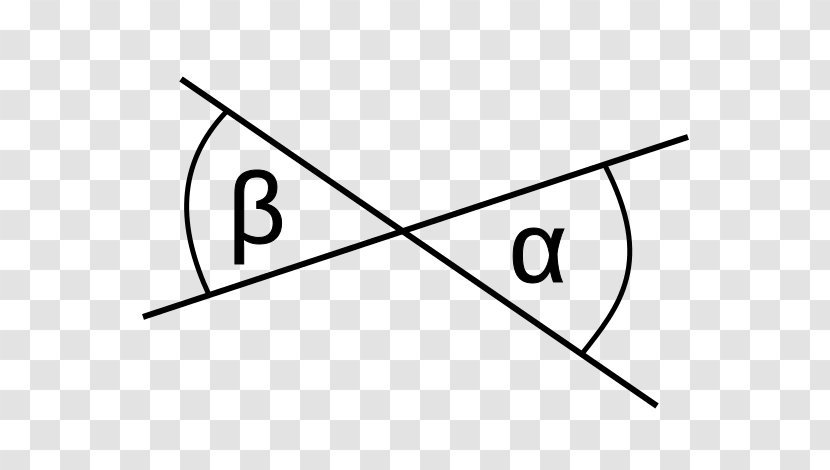 Triangle Vertical Angles Adjacent Angle Line - Symbol Transparent PNG