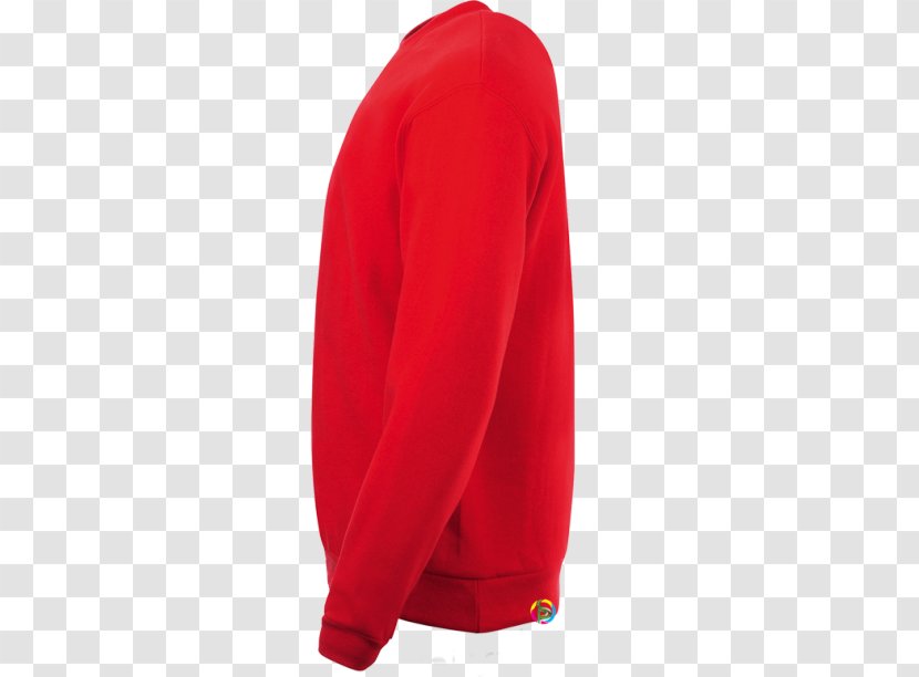 Long-sleeved T-shirt Polar Fleece Bluza - Red Transparent PNG