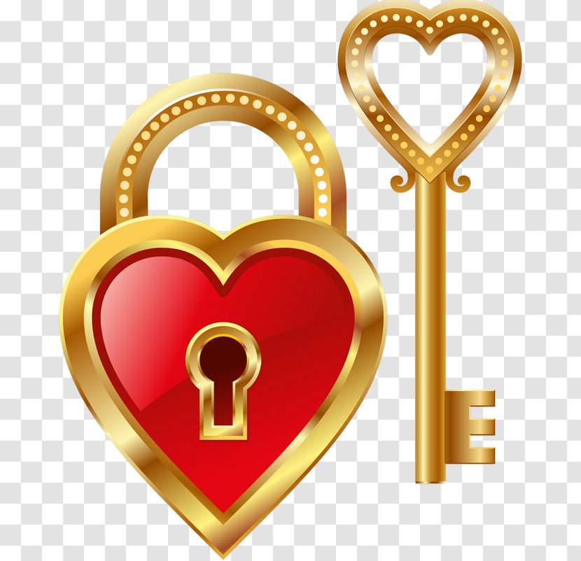 Heart Skeleton Key Clip Art Transparent PNG