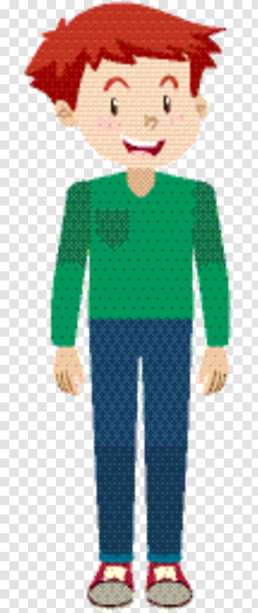 Boy Cartoon - Pajamas Sweater Transparent PNG