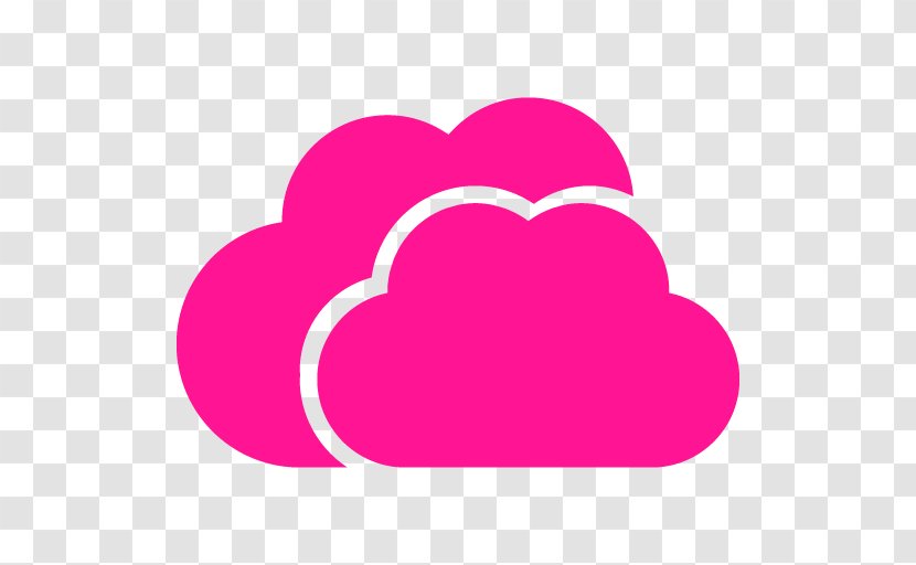 Clip Art Cloud Computing Computer Software - Magenta Transparent PNG