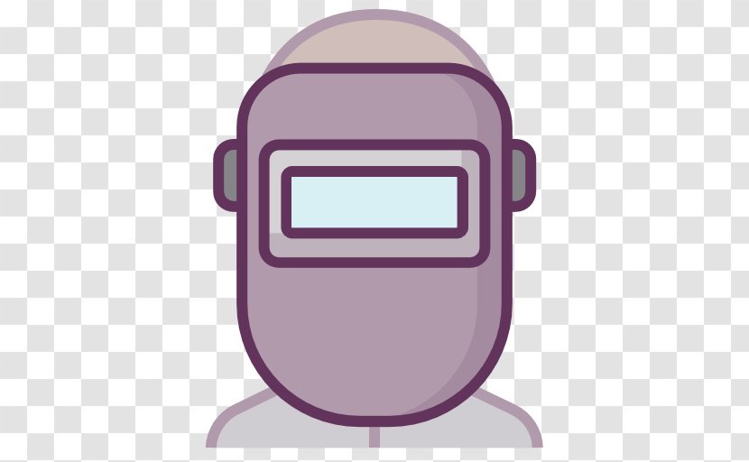 Welding Helmets Construction Clip Art - Purple - Selfprotection Consciousness Transparent PNG