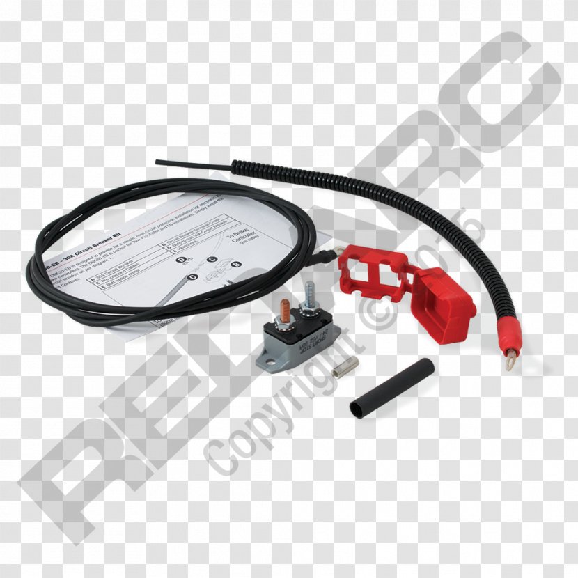 Wiring Diagram Redarc Electronics Electrical Wires & Cable Trailer Brake Controller Connector - Circuit Breaker Transparent PNG