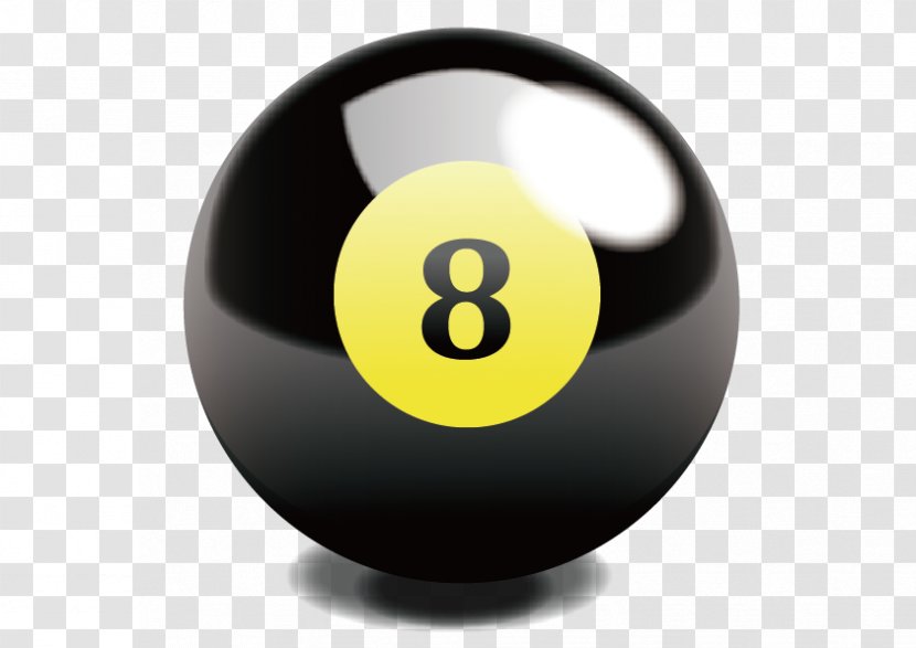 Snooker Pool Billiards Eight-ball Billiard Ball - Eight - Vector Transparent PNG