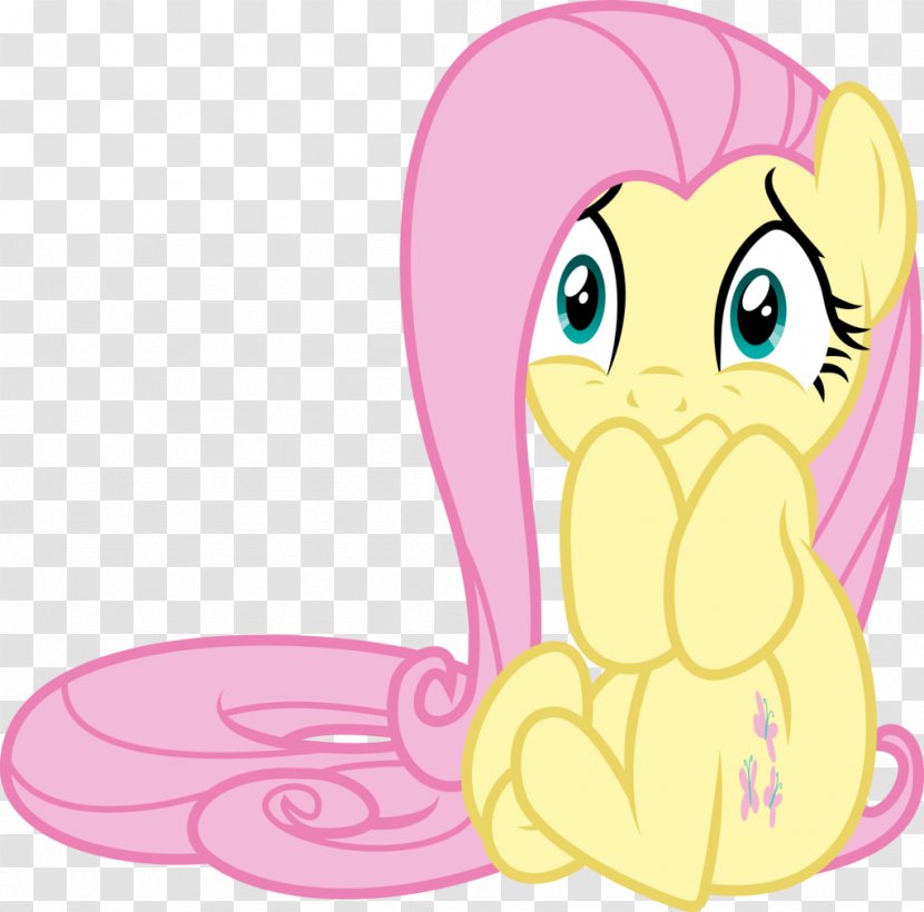 Fluttershy Rainbow Dash Pinkie Pie Pony Applejack - Heart - Be Scared Transparent PNG