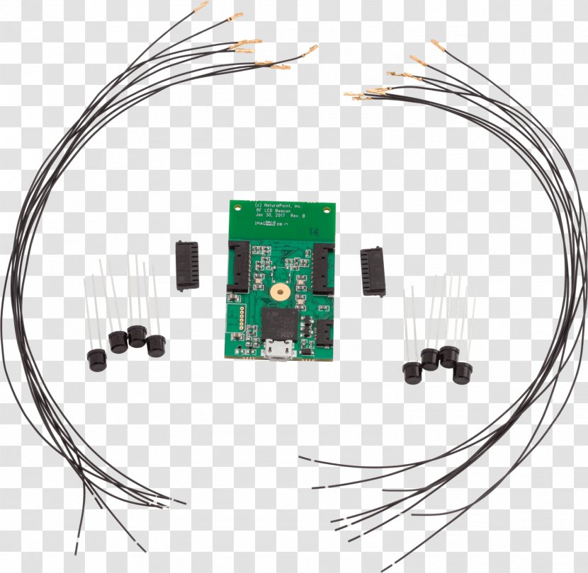 OptiTrack Japan Motion Capture Electrical Cable Electronic Component Circuit - Lightemitting Diode - Active Tag Transparent PNG