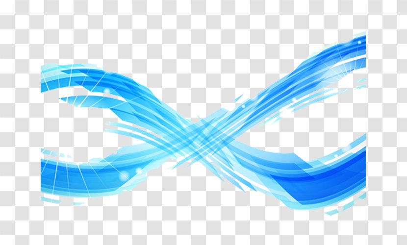 Blue Computer Graphics - Water - Colorful Stripes Transparent PNG