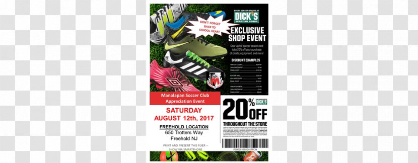 Macon Soccer Club Advertising Brand Dick's Sporting Goods - Facebook Inc - 2018 Cup Game Flyer， Transparent PNG