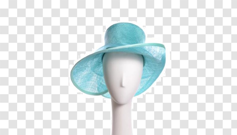 Sun Hat Turquoise Aqua Cyan - Kentucky Derby-hat Transparent PNG