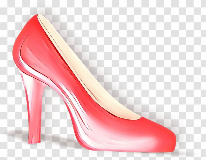 Pink Background - Basic Pump - Court Shoe Transparent PNG