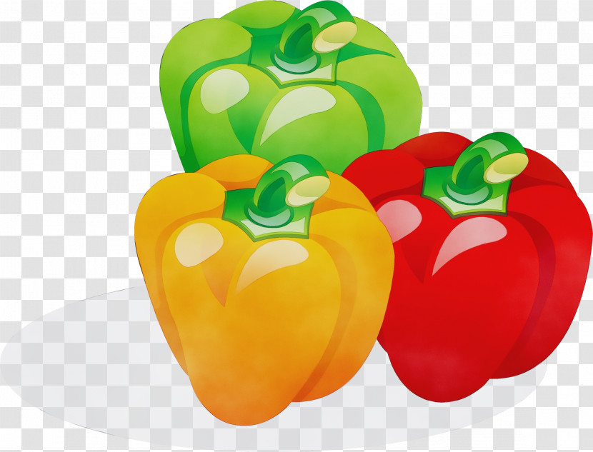 Bell Pepper Yellow Pepper Chili Pepper Capsicum Pimiento Transparent PNG