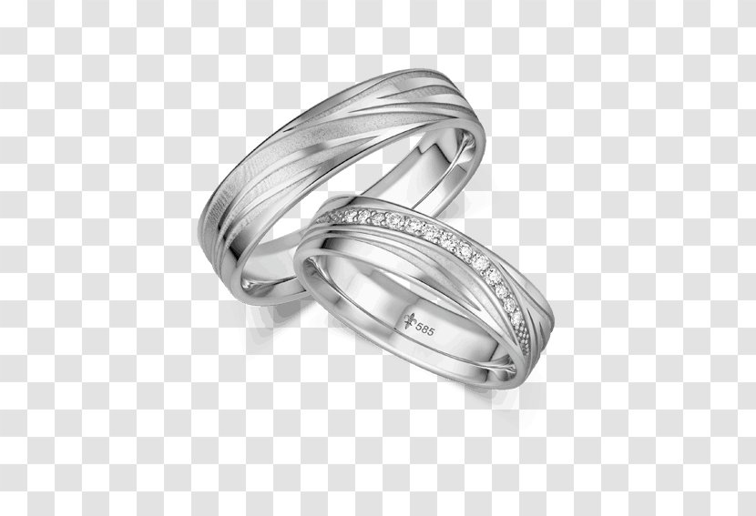 Wedding Ring Jewellery Białe Złoto Engagement Transparent PNG