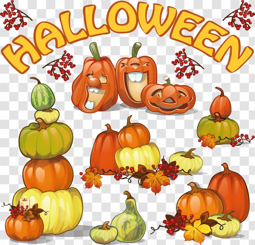 Jack-o'-lantern Halloween Pumpkin Gourd Festival - Cucurbita - All Saints Day Transparent PNG