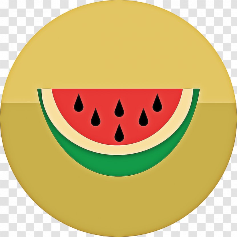 Watermelon Background - Smiley - Plant Yellow Transparent PNG