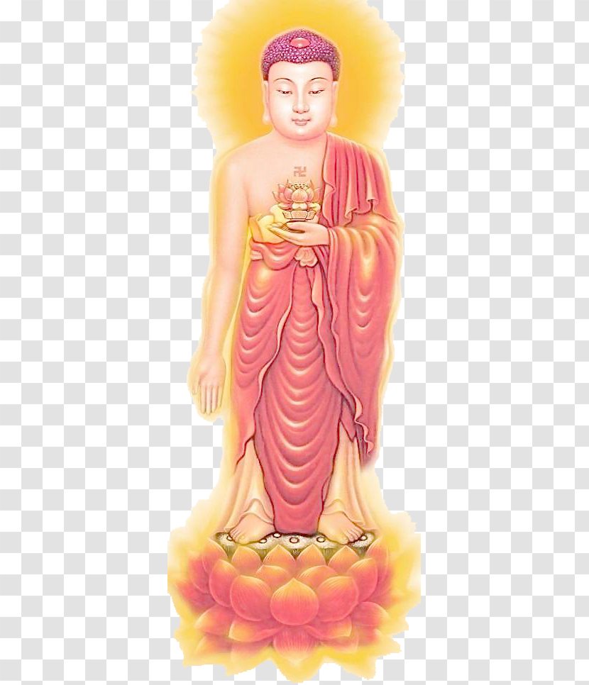 Longer Sukhāvatīvyūha Sūtra Amitābha Nianfo Buddhahood Buddhism - Figurine - Lord Buddha Transparent PNG