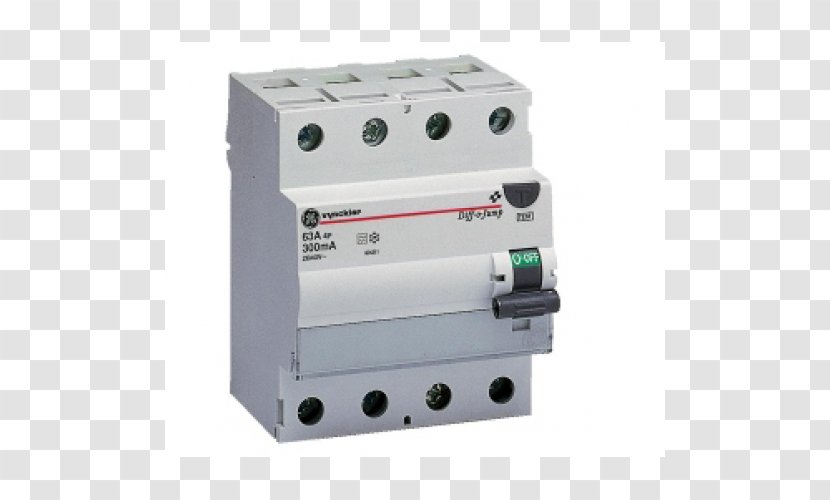 Residual-current Device Differential Electrical Switches Electric Current Electricity - Engineering - Merlin Gerin Transparent PNG