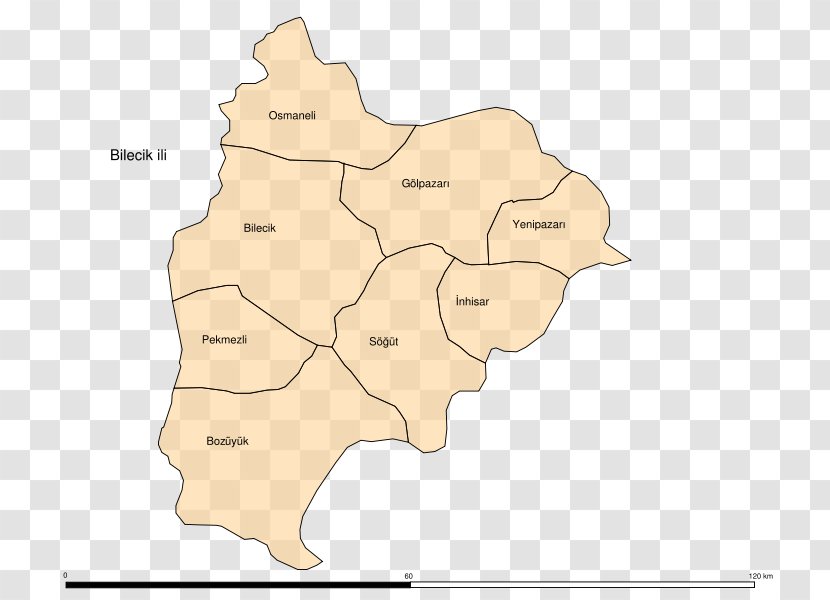 Eskişehir Province Map Bilecik 9 Nolu Aile Sagligi Merkezi Bilecik'in Ilçeleri - Wikimedia Commons Transparent PNG