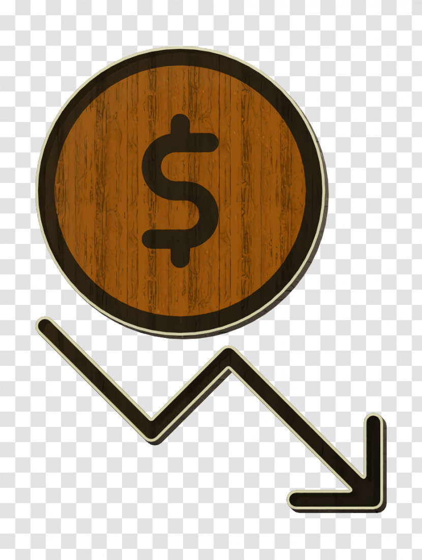 Down Icon Money & Currency Icon Dollar Icon Transparent PNG