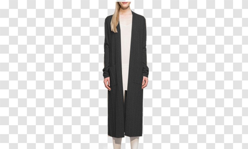 Cashmere Wool Cardigan Jacket - Formal Wear - Fancy Long Transparent PNG