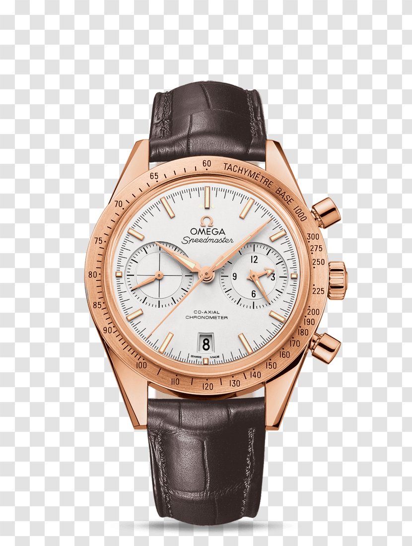 Omega Speedmaster Coaxial Escapement Chronograph SA Watch - Round Bezel Transparent PNG
