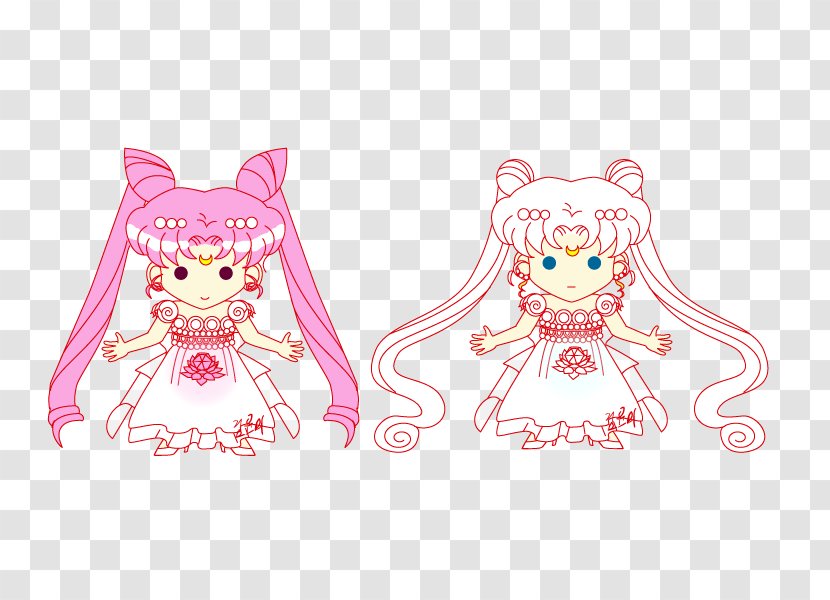 Cartoon Doll Pink M Character Transparent PNG