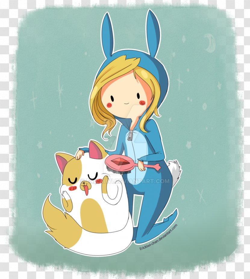 Fan Art Drawing Cartoon - Fionna And Cake Transparent PNG