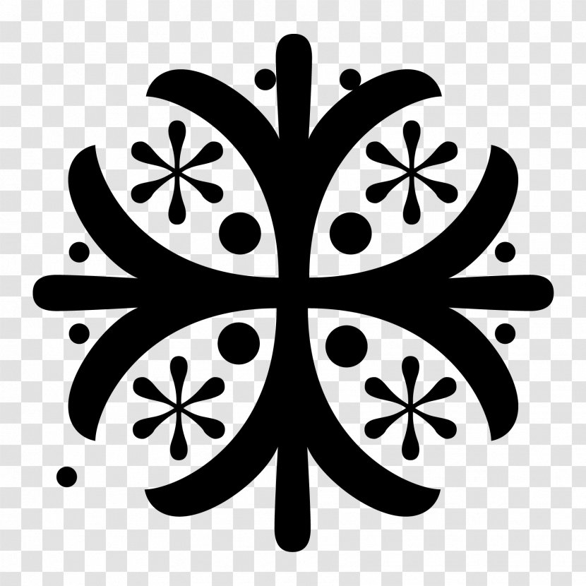 Phaistos Flowering Plant Leaf - Black And White - Symbol For Deception Transparent PNG