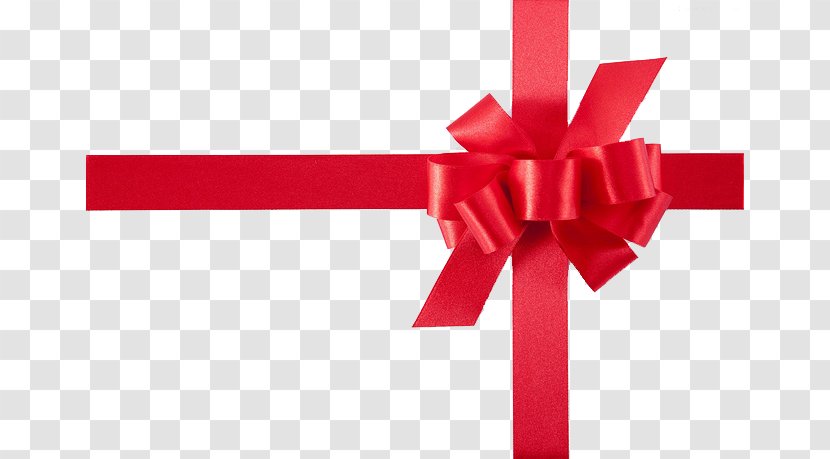 Ribbon Gift Red Knot - Raster Graphics - Boxes Transparent PNG