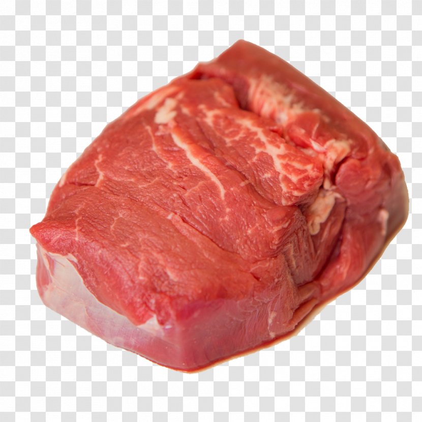 Meat Steak Ham Beef Tenderloin - Cartoon - Fillet Transparent PNG
