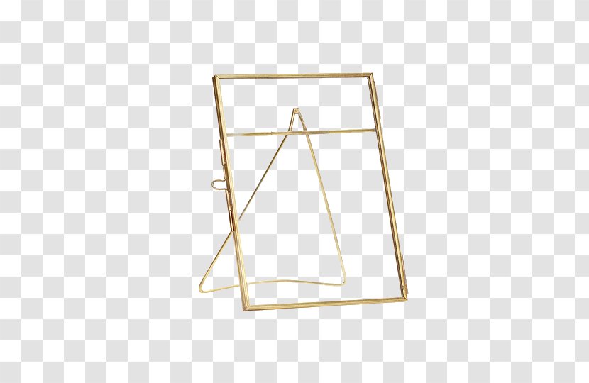 Hübsch Picture Frames Glass Table - Triangle Transparent PNG