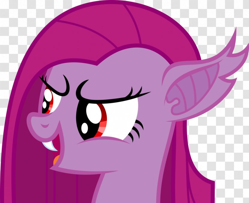 Pinkie Pie Pony Horse Violet - Heart - Evil Transparent PNG