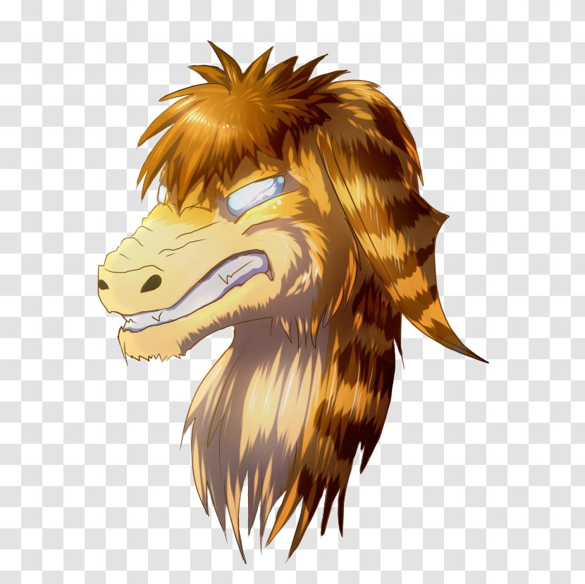 Cartoon Snout Legendary Creature Lion - Watercolor - Nightingale Transparent PNG