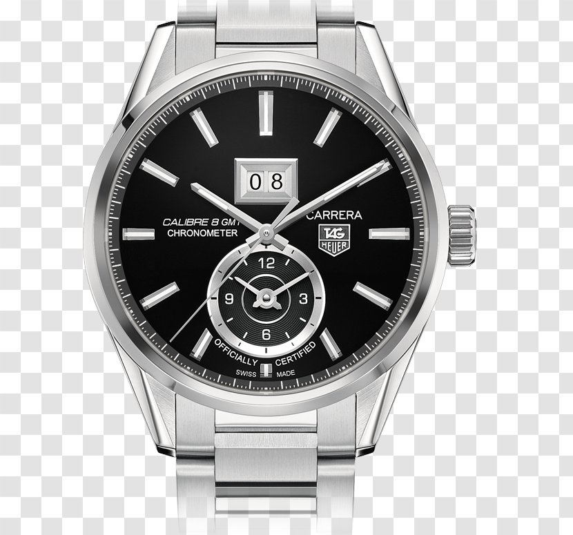 TAG Heuer Carrera Calibre 5 Automatic Watch Chronometer - Chronograph Transparent PNG