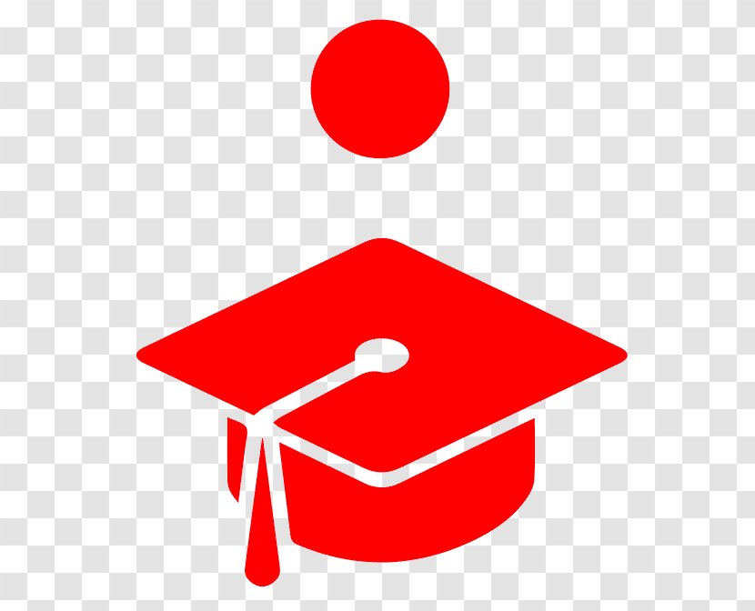 Graduation Ceremony Square Academic Cap Graduate Diploma - Red Transparent PNG