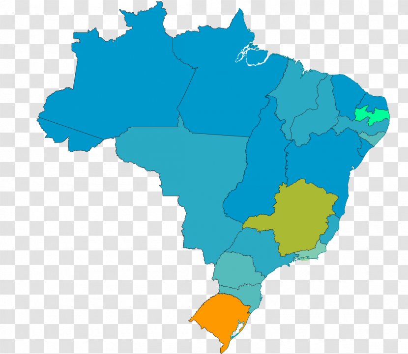 Brazil Map Cartography - World - 90s Style Transparent PNG