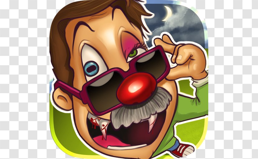 Cartoon Nose Fiction Clown - Silhouette Transparent PNG