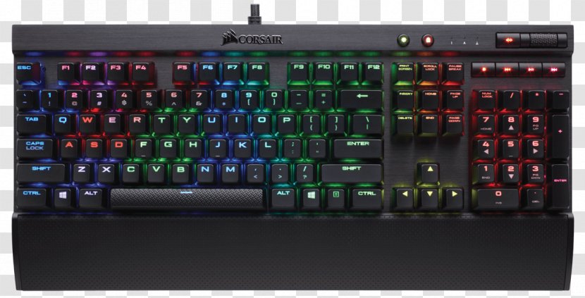 Computer Keyboard Corsair Gaming K70 LUX RGB Rapidfire Cherry MX Speed - Lux Rgb - Technology Transparent PNG