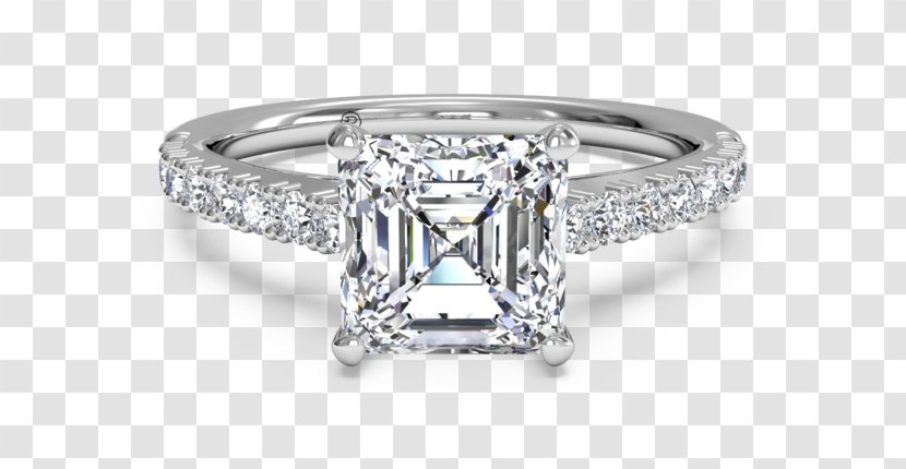 Engagement Ring Wedding Ritani Diamond - Cut - Ink Transparent PNG