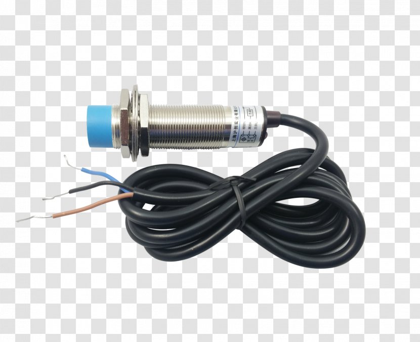 Electronics Electronic Component - Cable - Inductive Sensor Transparent PNG