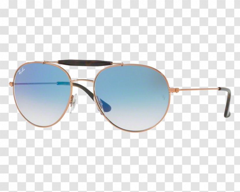 Ray-Ban Aviator Flash Sunglasses Round Double Bridge - Ray Ban Transparent PNG