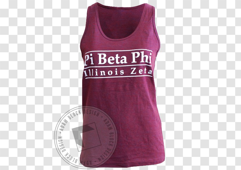 T-shirt Gilets Sleeveless Shirt Pink M - T - Zeta Phi Beta Transparent PNG