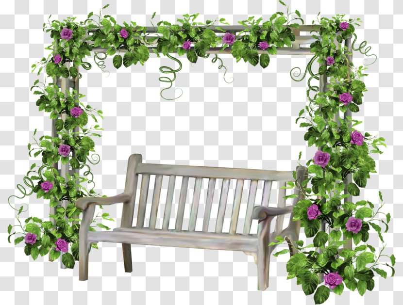 Garden Flower Clip Art - Furniture Transparent PNG