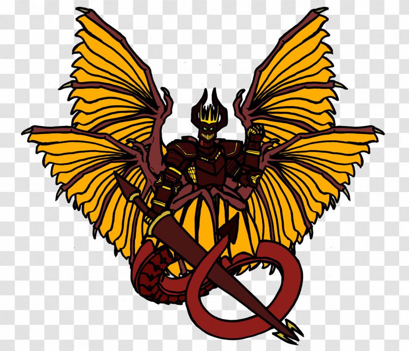 Lucifer Beelzebub Divine Comedy Devil Clip Art - Moths And Butterflies Transparent PNG