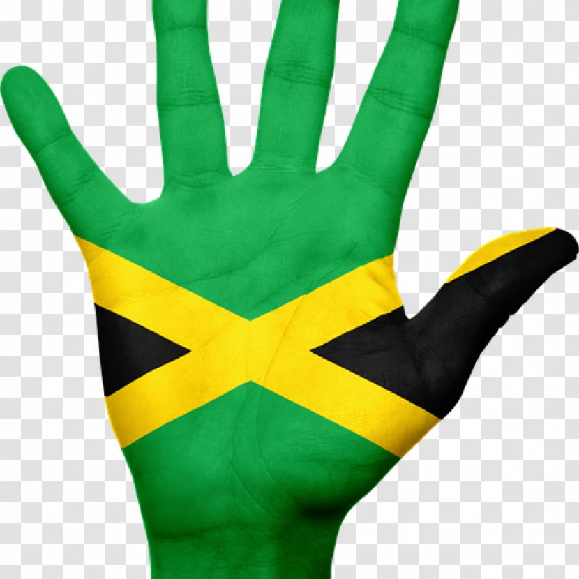 Flag Of Jamaica Android - Safety Glove Transparent PNG