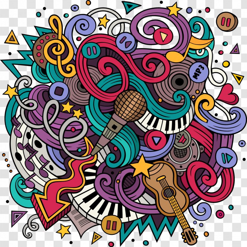 Jazz Xe0 Toulon Drawing Illustration - Watercolor - The Effect Of Musical Elements Transparent PNG