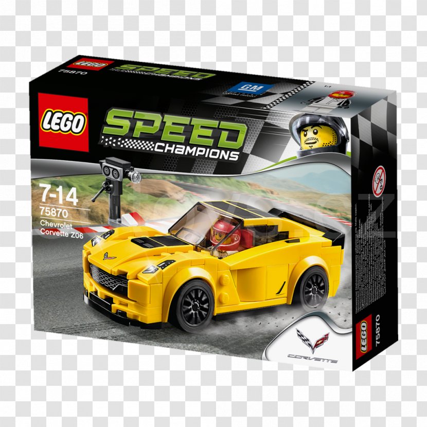 Chevrolet Corvette Z06 Car Lego Speed Champions Transparent PNG