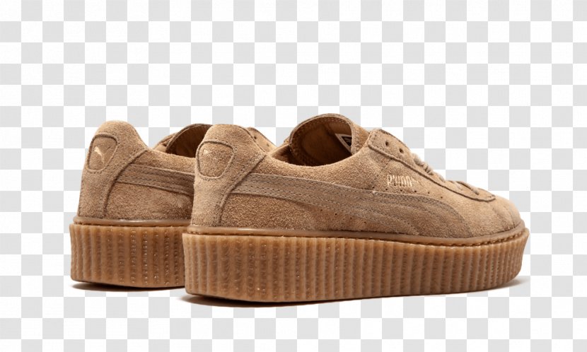 PUMA FENTY X Cleated Sneakers Brothel Creeper Suede Shoe - Tree - Puma Creepers Transparent PNG