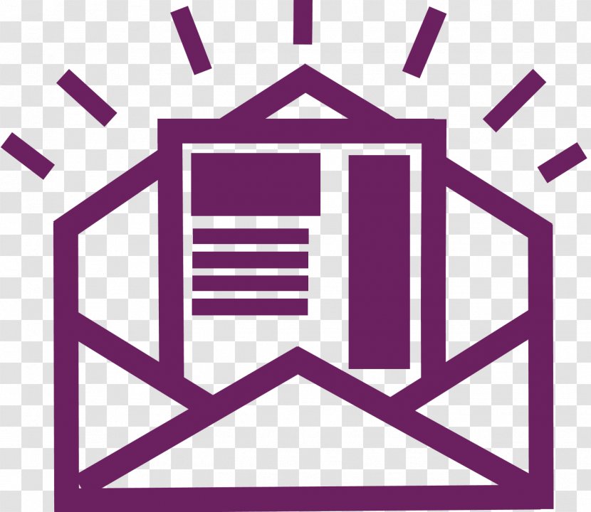 Newsletter Business E-commerce Information - Violet Transparent PNG