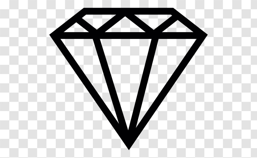 Diamond Symbol Logo - Monochrome Photography - Diamant Transparent PNG