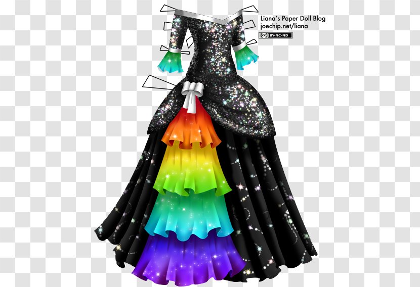 Ball Gown Wedding Dress Prom - Rainbow - Colored Feather Masks Transparent PNG